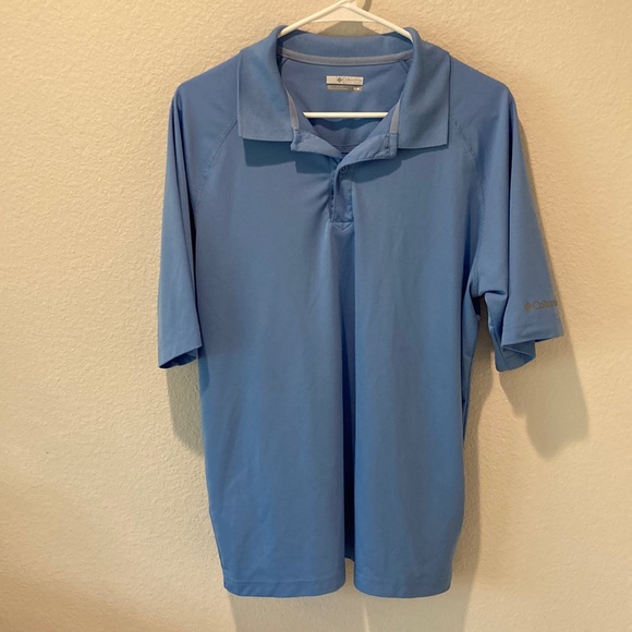 Columbia Blue Polo Shirt - Picture 1 of 6